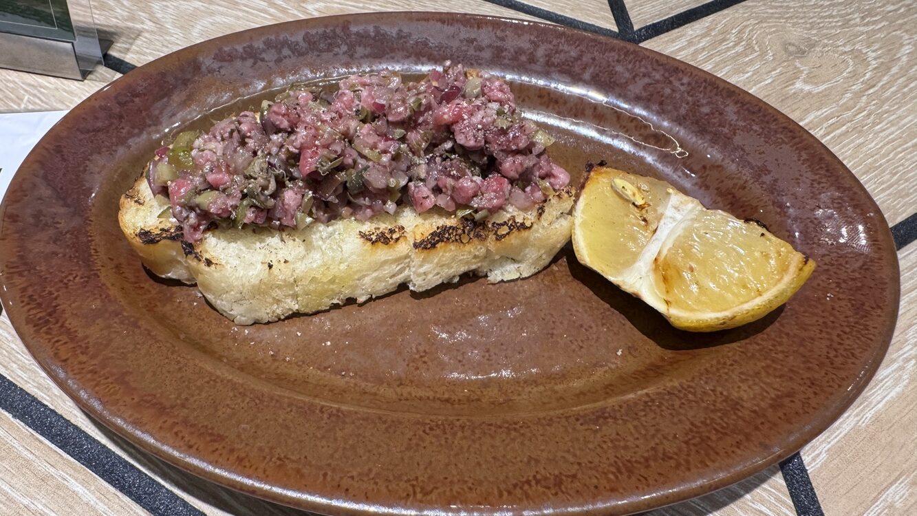 熟成和牛のブルスケッタ
