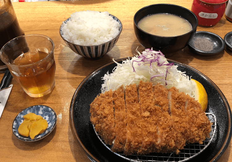 上ロースかつ定食＠とんかつ檍 日本橋店