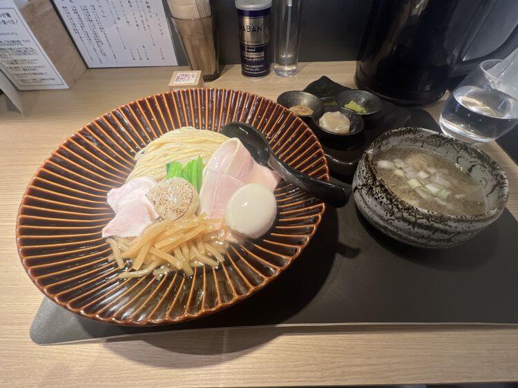 「特製」帆立の昆布水つけ麺 白 塩＠Tokyo Style Noodle ほたて日和