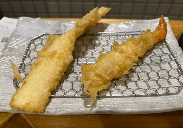 イカと海老＠天ぷら定食 まきの 武蔵小山