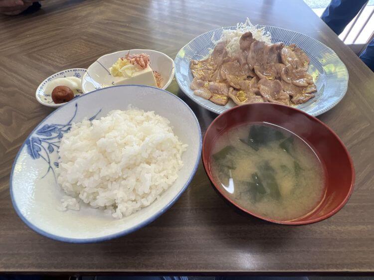 豚ロース生姜焼定食＠ますだや 府中