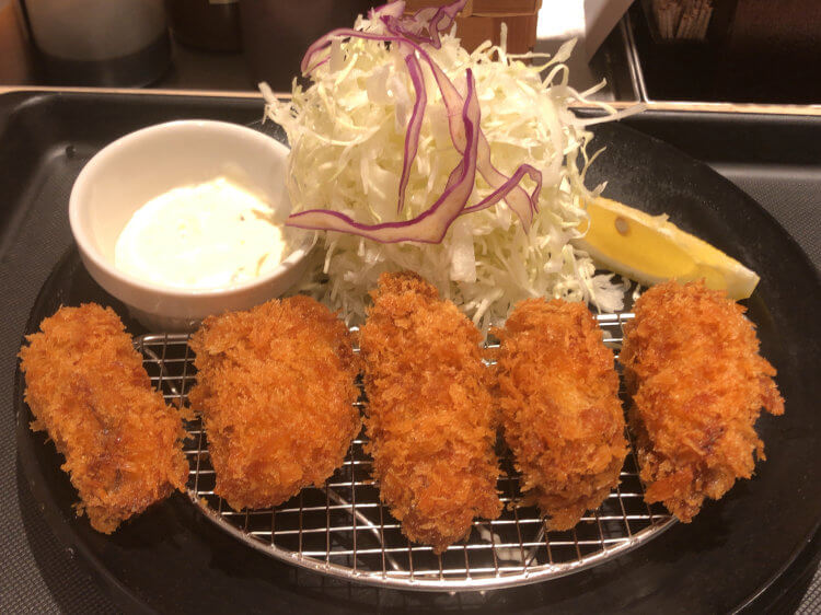 松のや のカキフライ 広島産の牡蠣フライ定食 実食レポート東京たべある記