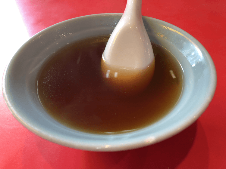 炒飯とセットのスープ＠珉珉 赤坂