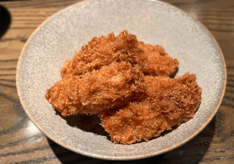 牡蠣フライ(5個)＠オストレア oysterbar&restaurant 赤坂見附店 