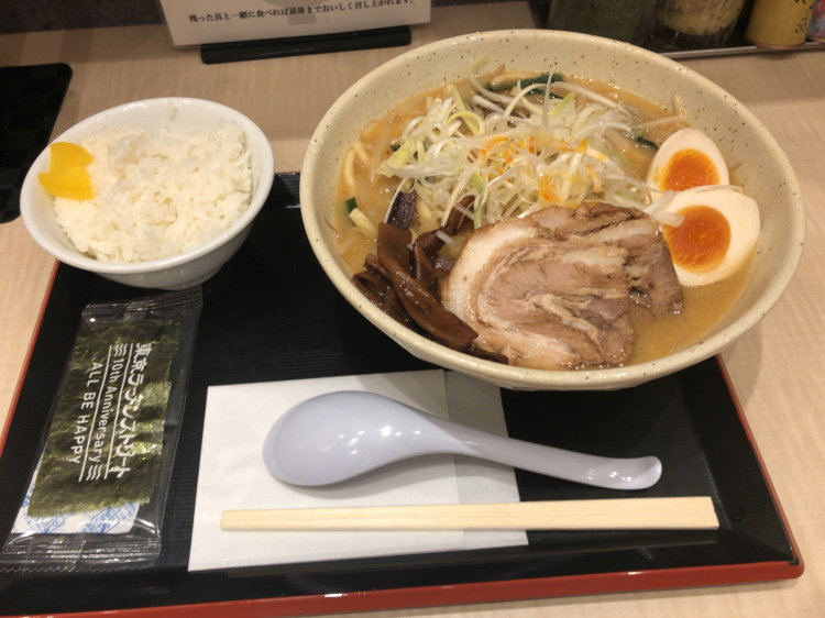 特製バリ味噌らーめんセット＠つじ田味噌の章 東京駅